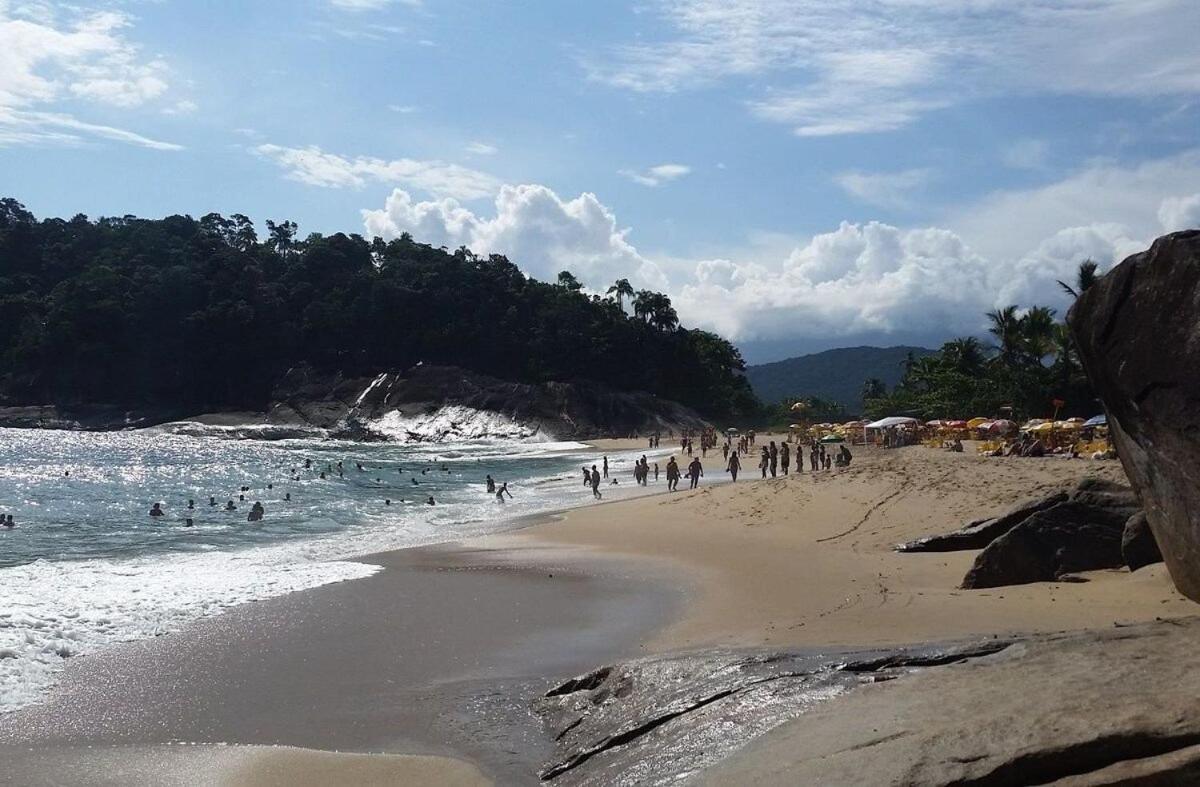 Casa Ubatuba Temporada Villa Bagian luar foto
